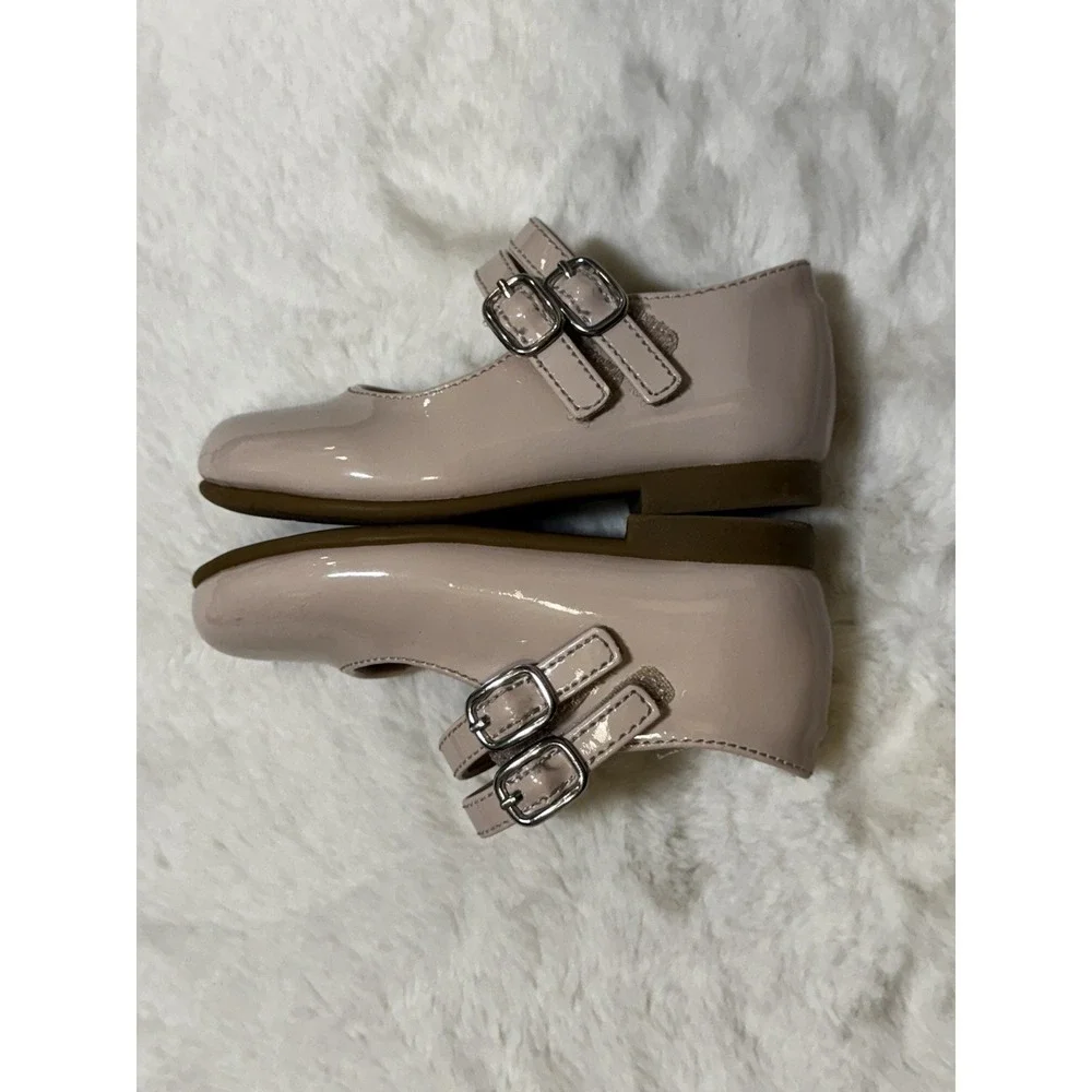 Christie & Jill Toddler Mary Jane Shoes Size 5 Blush Patent Dress Shoes